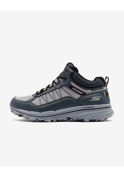 Skechers Go Run Trail Altitude 2.0 - Splashproof Erkek Gri Outdoor Bot 220759 Gry Gri