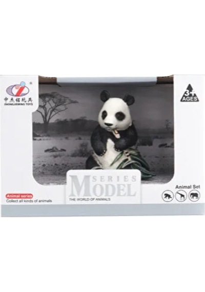 Kutulu Model Bambu Yiyen Panda