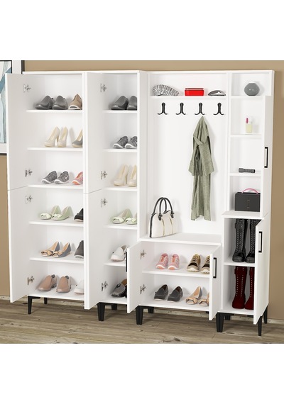 Kalenderdekor1 Kalender Dekor Rose-1-2-3-4 Rs01 Portmanto Vestiyer Ayakkabılık