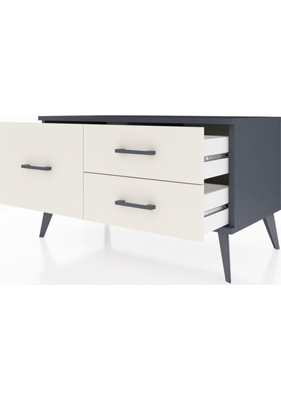 Hyperion Şifonyer 3 Çekmeceli 88x44x48 Antrasit-antrasit/aytaşı Antrasit/aytaşı Hyperion Şifonyer 3 Çekmeceli 88x44x48 Antrasit-antrasit/aytaşı Antrasit/aytaşı