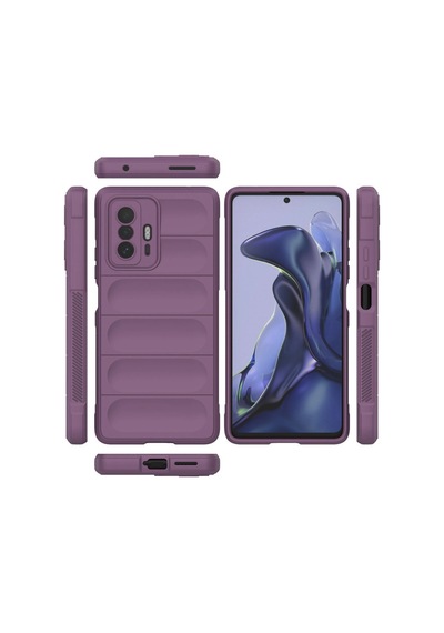Xiaomi Mi 11t Kılıf Optimum Silikon Mor
