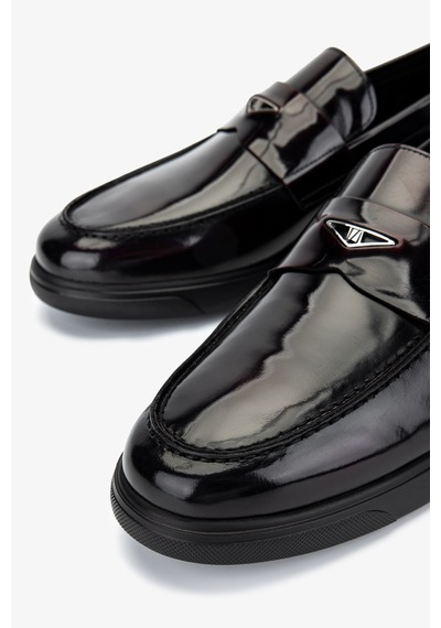 Valmenti Erkek Hakiki Deri Bordo Loafer Ayakkabı 987 209 Erk Ayk Y25 Bordo Acma Bordo