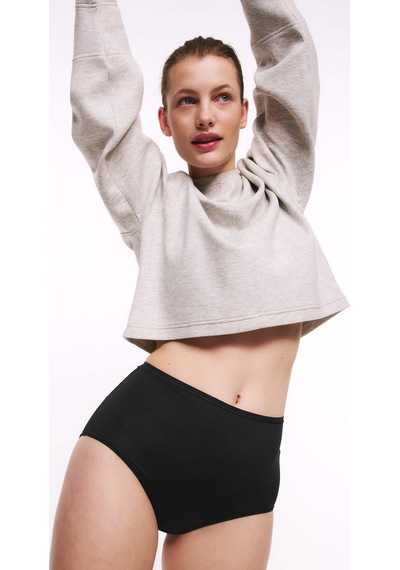 Marks & Spencer 5'li Dikişsiz Full Brief Külot Seti T61004104 Siyah