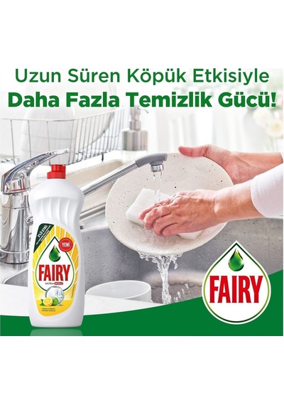 Fairy Sıvı Bulaşık Deterjanı Limon 650 ML x 5 Adet