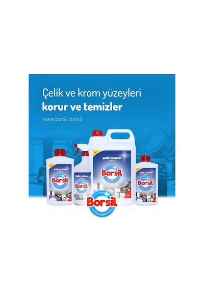 Çelik Ve Krom Bakımı 500 Ml Tekli