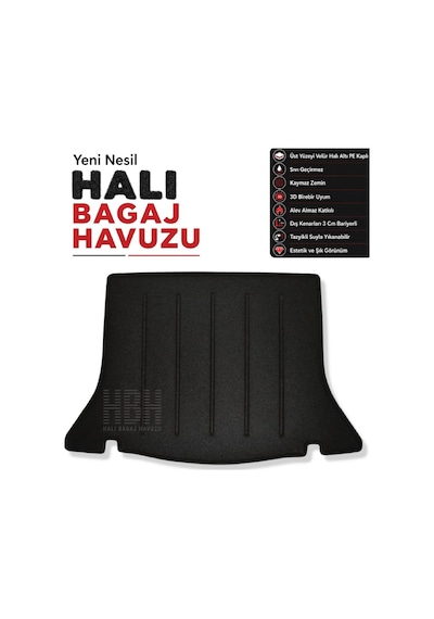Mercedes A Serisi Sedan Cepli Halı Bagaj Havuzu 2019 Sonrası Uyumlu