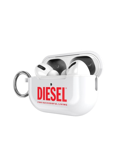 Diesel Apple AirPods Uyumlu Pro / Pro 2 İçin Biscotto Kılıf - Beyaz