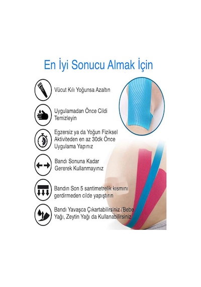Yüz Kaldırma ve Kırışıklıklar için Kinezyo Tengi Bant