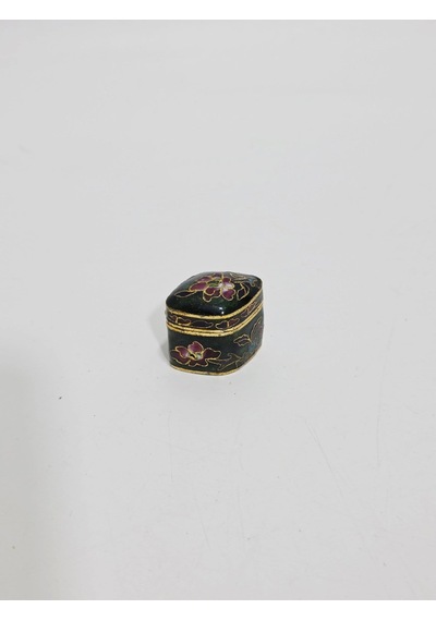 Antika Cloisonne Minyatür Kutu 2,9x2cm 117