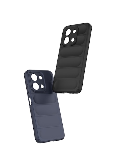 Xiaomi Redmi 15c 4g Kılıf Esnek Tpu Oyuklu Arka Yüzey Tasarımlı Zore Etnik Silikon Kapak Siyah