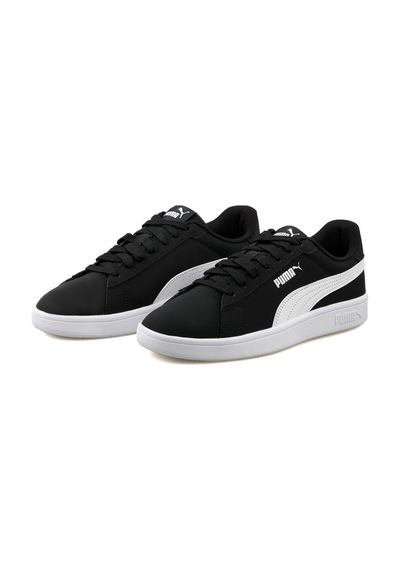 Puma Smash 3.0 Buck Erkek Siyah Spor Ayakkabı 392336-01 Siyah