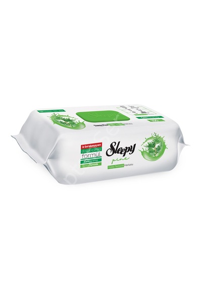 Şeylişeyler - Sleepy Çam Ferahlığı Yüzey Temizlik Havlusu 100 Yaprak 1 Paket beyaz