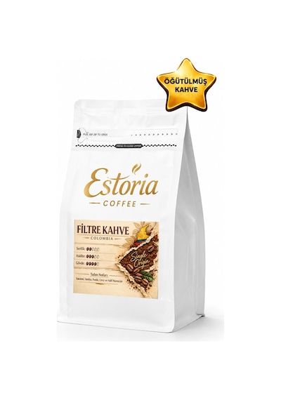 Estoria Coffee Colombia Filtre Kahve 250 G %100 Arabica Meyvemsi Notalar Dengeli İçim Öğütülmüş