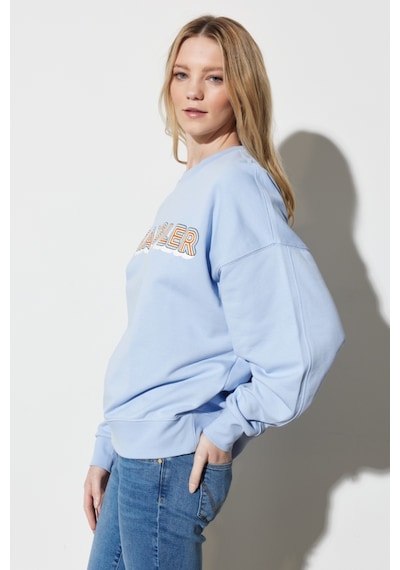 Wrangler Regular Fit Normal Kesim Bisiklet Yaka %100 Pamuk Açık Mavi Kadın Sweatshirt W6R4HAB23 Açık Mavi Wrangler Regular Fit Normal Kesim Bisiklet Yaka %100 Pamuk Açık Mavi Kadın Sweatshirt W6R4HAB23 Açık Mavi