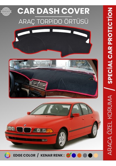 Bmw E39 2006-2010 Torpido Örtüsü Ön Göğüs Koruma Torpido Koruma Araca Özel Kaymaz Kolay Montaj - 511 Stiloto
