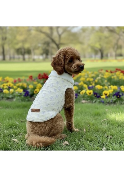 Kedi - Köpek İçi Polarlı Dışı Payetli Kışlık Kot Ceket - Mont - Yağmurluk - Yelek -kıyafet