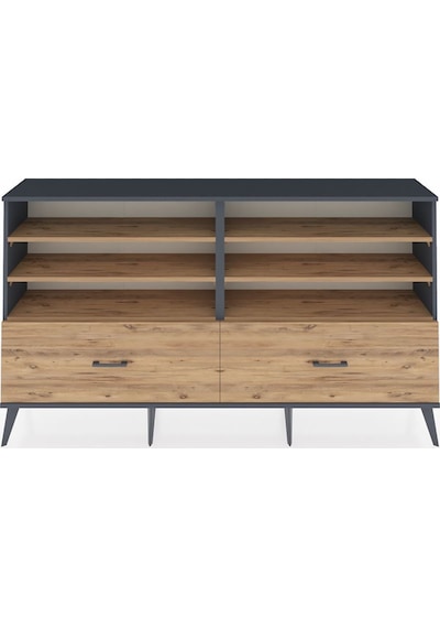 Arges Konsol 6 Raflı 2 Çekmeceli 176x30x99 Antrasit-çam Atlas Çam/atlas Çam - Antrasıt Arges Konsol 6 Raflı 2 Çekmeceli 176x30x99 Antrasit-çam Atlas Çam/atlas Çam - Antrasıt