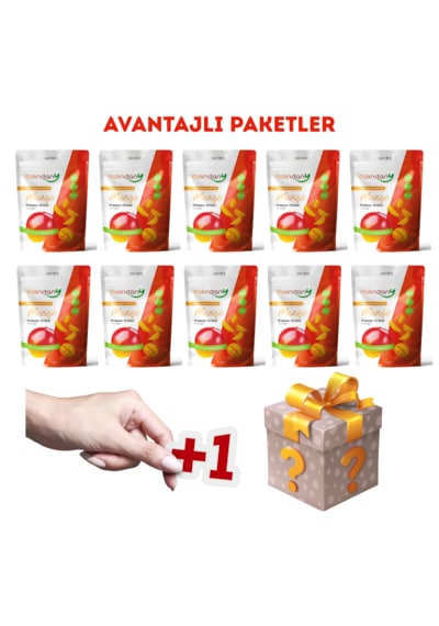 Freeze Dried Mango Dilimleri 10'lu Paket 20 G