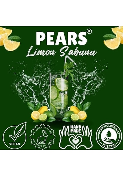 Pears Gliserinli Limon Sabunu, 120 Gram 285 ML
