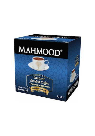 Mahmood Coffee Orta Şekerli Tek İçimlik Türk Kahvesi 12'li 8 Gr
