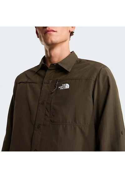 The North Face M Sequoıa Ls Shırt Erkek Gömlek Nf0a8fu521l1 Nf0a8fu521l1 Yeş Yeşil