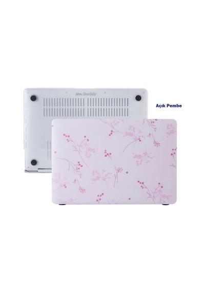 Apple Uyumlu MacBook Air Kılıf HardCase Touch ID A1932 A2179 A2337 Flower05