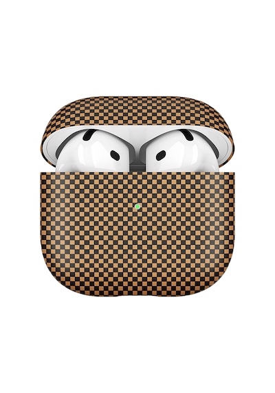 Apple Uyumlu AirPods 4 Airbag 43 600d Karbon Fiber Kulaklık Kılıfı