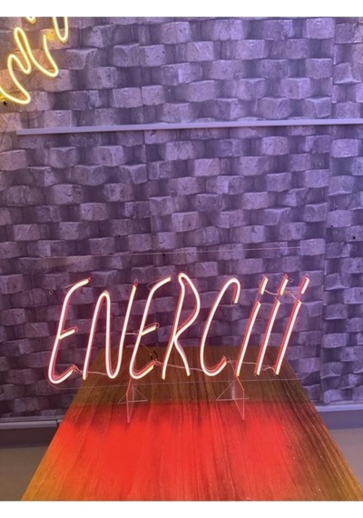 Enerciii - Led Dekoratif Duvar Aydınlatması Neon Duvar Yazısı Sihirli Led Mesajlar
