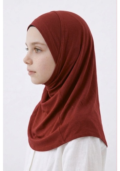 Angel&co. Girls Clothing Tesettür Başörtü Bordo Bordo