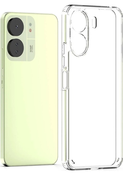 Mey İthalat Redmi 13c Kılıf Lüx Şeffaf Silikon
