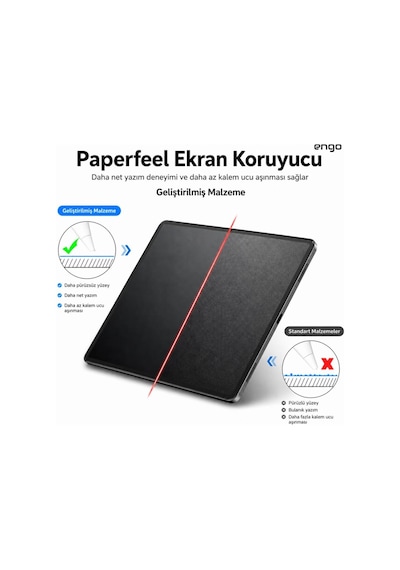 Casper Pad M10 Pro İle Uyumlu Paperfeel Ekran Koruyucu 12.2 İnç, Kağıt Hissi Veren Mat Dokulu Yüzey, Kalem Uyumlu, Not Alma Ve Çizim İçin