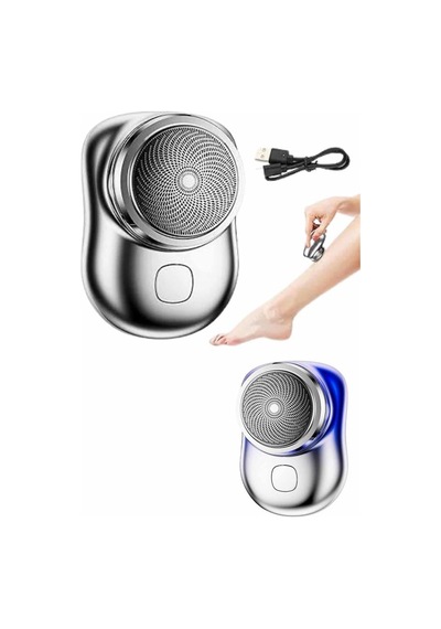 Elektrikli - 238 - Mini Tıraş Makinesi,tnabilir Usb Şarjlı Kablosuz - Edntrend - Tıraş Makinesi