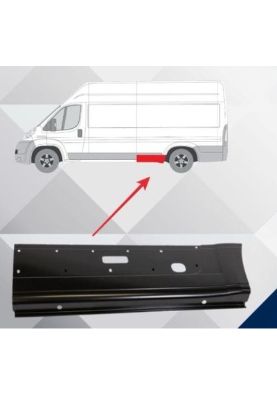 Fıat Ducato- 07/14 Arka Çamurluk Ağzı Alt Sacı Sol Arka Teker Önü