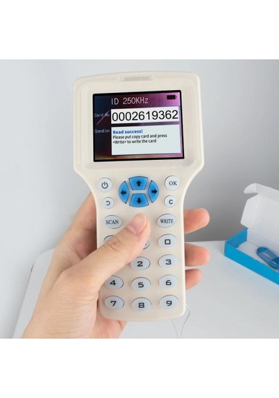 Zx-08cden 10 Frekans Rfid Okuyucu Yazıcı Kopyalayıcı El Tip Kutu 2.8 Ekran Sesli İkaz Nfc Şifreli Kart Anahtarlık