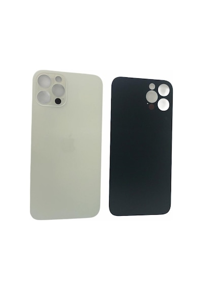 Apple Uyumlu iPhone 12 Pro Max Arka Pil Kapağı (Cam)
