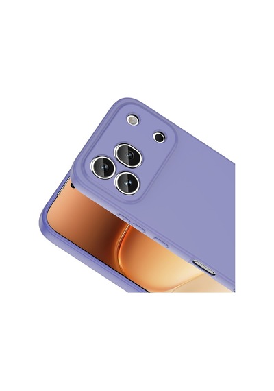 Vendas Honor 600 Pro 5g Kılıf Zore Mara Lansman Kapak + Cam Ekran Koruyucu Lila