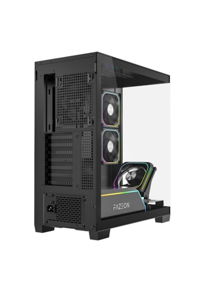 Fazeon F14 750w 80+ Bronze Tempered Glass Mesh 4x Argb Fanlı Type-c Siyah Atx Bilgisayar Kasası