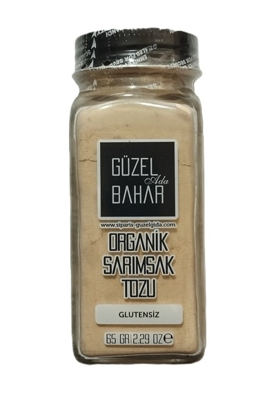 3 Adet Güzel Ada Organik Sarımsak Tozu 65 G