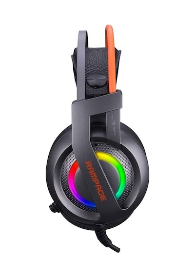 Rampage RM-X7 TORNADO USB RGB 7.1 Mikrofonlu Kulak Üstü Oyuncu Kulaklık
