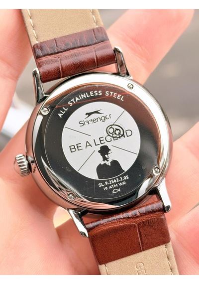 Slazenger Erkek Deri Kordon Bileklik Hediyeli 2 Yıl Garantili Suya Dayanıklı Kol Saati Vs.blkt.0758 Rose Gold