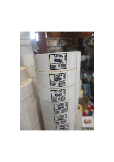 Amos Etiket 35x30 Termal Etiket 2000'li Diğer