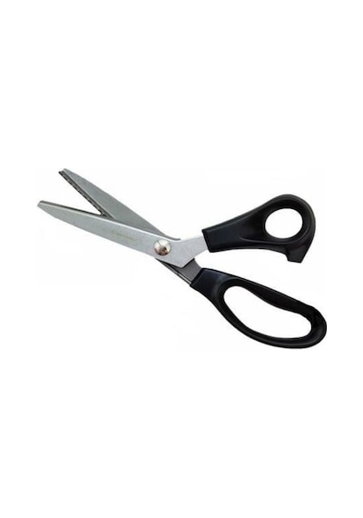 Sürfile Makası 20 Cm Plastik Saplı Zikzak Zigzag Tırtıklı Kumaş Makası Terzi Kesim Makası Tc-230