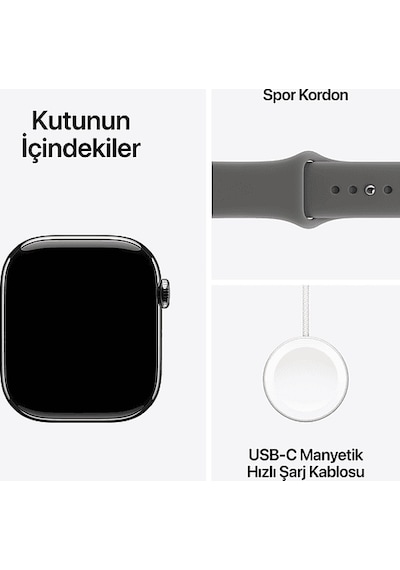 Apple MF8M4TU/A 42 MM Akıllı Saat (Distribütör Garantili)