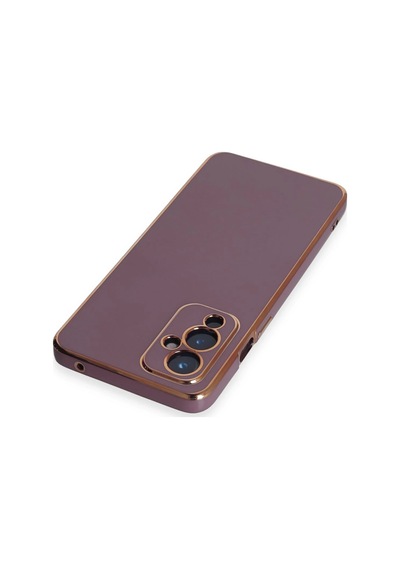 Newface - 15 - One Plus 9 Kılıf Volet Silikon - Ece-umay - - Mor