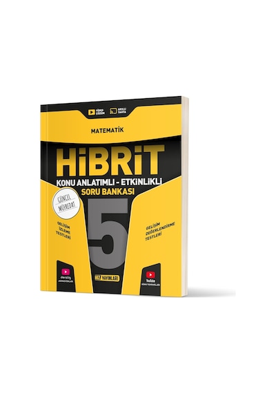 Hız Yayınları 5. Sınıf Hibrit Matematik Soru Bankası-bağlam Temelli Sorular Ve Güncel Müftedat