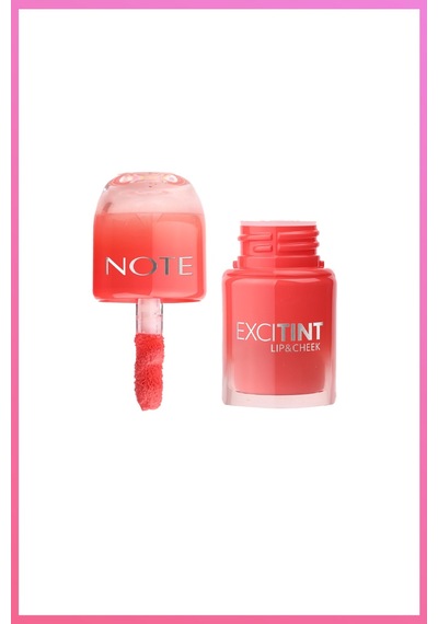 Excitint Lip & Cheek Dudak ve Yanak Renklendirici Tint Likit Allık - 10 Peach Veil