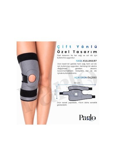 Ligament Ve Patella Destekli Dizlik Ayarlanabilir Ortopedik Diz Desteği Spiral Balenli Diz Destek Bandajı Genel