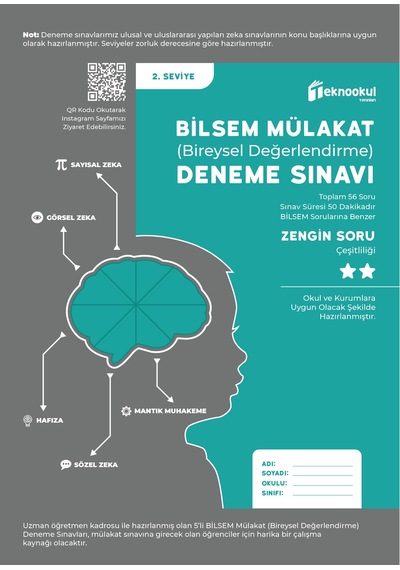 Bilsem Mülakat Sınavı 5 Li Deneme