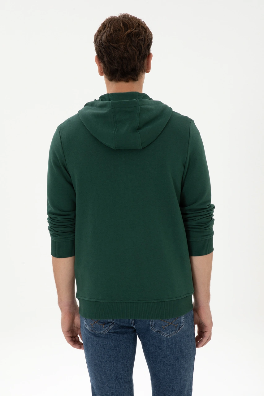 U.s. Polo Assn. Erkek Koyu Yeşil Hırka Örme 50307765-vr079 Koyu Yesıl