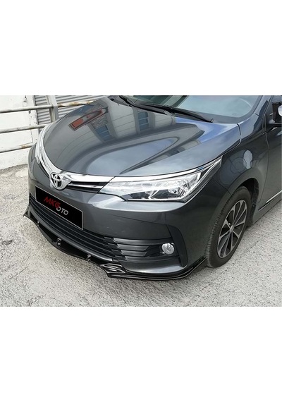 HasAkman Toyota Corolla Uyumlu E170 Trend Ön Lip Piona Black 2013 2014 2015 2016